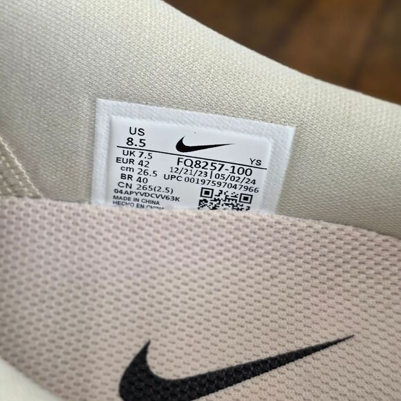 Nike Clogposite Cream Light Orewood Brown Men's Size 8.5 Slip On New FQ8257-100 - Picture 12 of 14